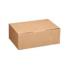 Boîte postale kraft brun simple cannelure H 13 x L 22 x P 35 cm