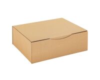 Caja postal kraft natural canal simple Alt. 10 x An 24 x Fon. 30 cm
