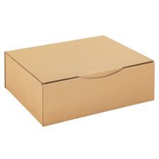 Caja postal kraft natural canal simple Alt. 10 x An 24 x Fon. 30 cm