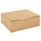 Boîte postale kraft brun simple cannelure H 10 x L 24 x P 30 cm