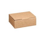 Boîte postale kraft brun simple cannelure H 7,5 x L 14 x P 20 cm