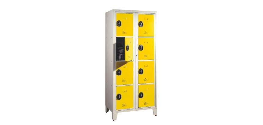 Vestiaire Tendance - 2 colonnes/8 cases monobloc