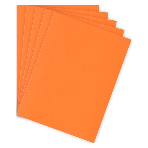 Subcarpetas de cartulina 210 g A4 Bruneau Paquete de 100 Naranja