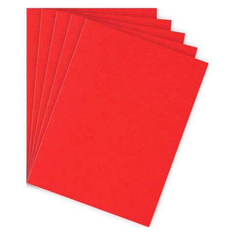 Subcarpetas de cartulina 210 g A4 Bruneau Paquete de 100 Rojo