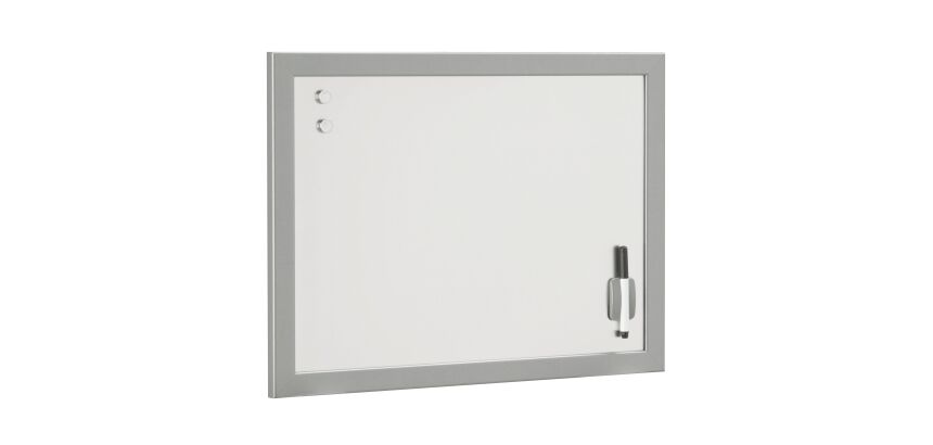 Pizarra lacada plateada 60 x 45 cm