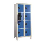 Vestiaire visitable pour collèges - 2 colonnes H 207cm