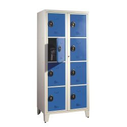 Vestiaire Tendance - 2 colonnes/8 cases monobloc