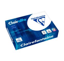 Papel A4 blanco 110 g Clairefontaine Clairalfa - Paquete de 500 hojas