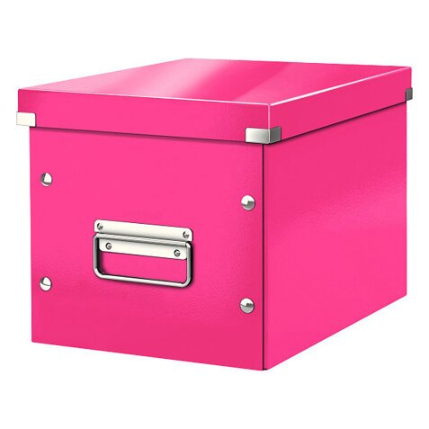 Storage box cardboard Leitz Click & Store Wow Cube size M color 