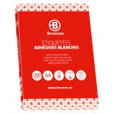 Etiquetas blancas de direcciones 38,1 x 21,2 mm Bruneau - Caja de 200 hojas