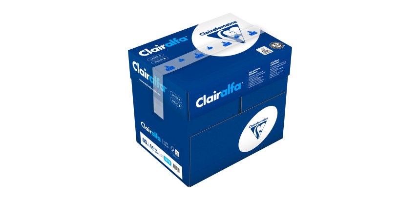 Papel blanco A4 80 g Clairefontaine Clairalfa - paquete de 500 hojas