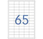 Etiquetas blancas de direcciones 38,1 x 21,2 mm Bruneau - Caja de 200 hojas