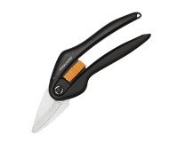 Multifunctionele schaar rechts- en linkshandig puntig Fiskars zwart