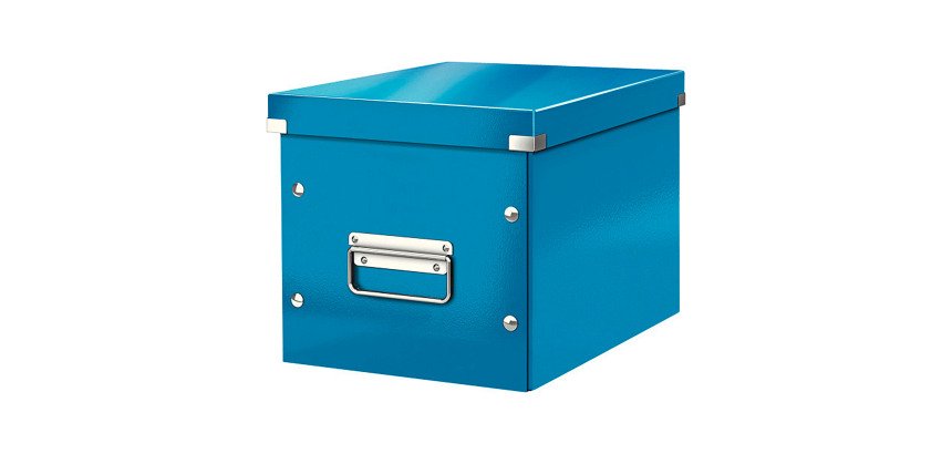Boîte de rangement carton Leitz Click & Store Wow Cube Format M couleur