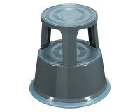 Tabouret marchepied roulant métal 2 marches