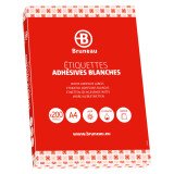 Doos 3200 adresetiketten Bruneau wit 105 x 35 mm voor laserprinter