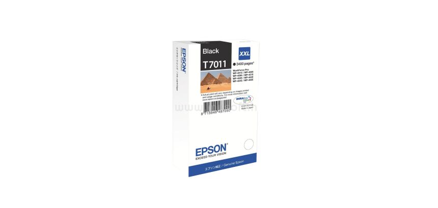 Cartouche Epson T7011 noire pour imprimante jet d'encre