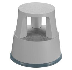 Tabouret marchepied roulant plastique 2 marches