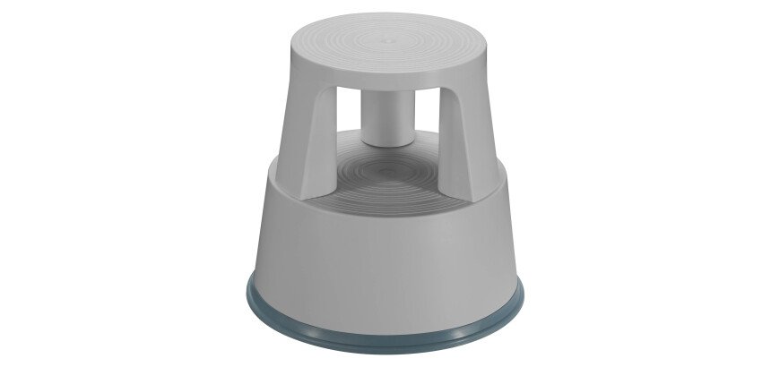 Marchepied roulant plastique à 2 marches