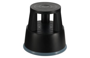 Taburete móvil plástico 2 peldaños