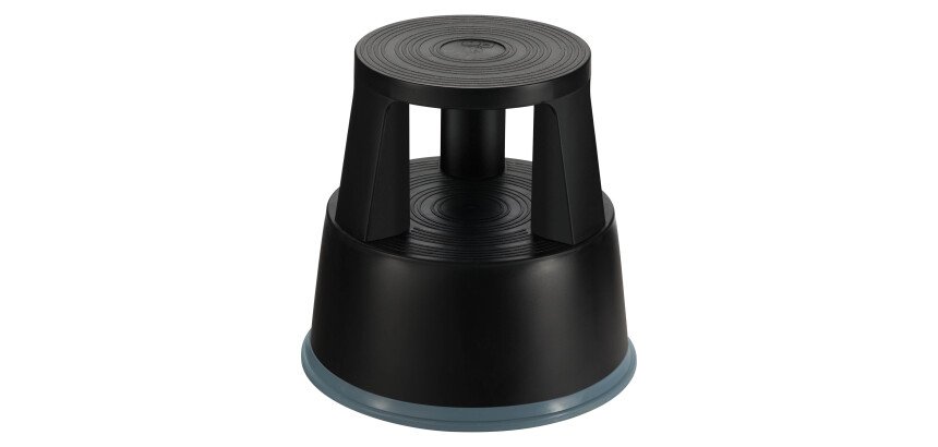 Taburete móvil plástico 2 peldaños