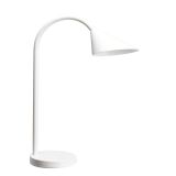 Lampe de bureau Led intégrée Sol - Unilux - 7,4 W - Bras flexible - blanche