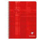 Cahier spirales Clairefontaine Metric - 17 x 22 cm - grands carreaux - 100 pages