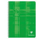 Cahier spirales Clairefontaine Metric - 17 x 22 cm - grands carreaux - 100 pages