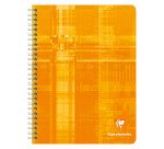 Cahier spirales Clairefontaine Metric - 17 x 22 cm - grands carreaux - 100 pages