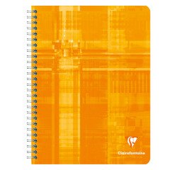 Spiral notebook Clairefontaine Metric 17 x 22 cm small squares 100 pages
