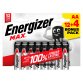 Pilas LR06 AA Energizer Max- Pack 12 + 4 GRATIS