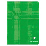 Notebook Clairefontaine 96 pg 17 x 22 cm checked 5 x 5 assorted colors