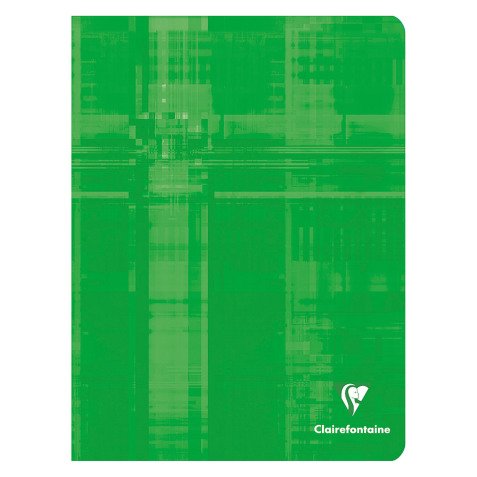 Heft Clairefontaine 96 Seiten 17 x 22 cm kariert 5x5 sortierte Farben