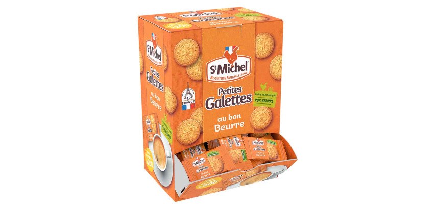 Small butter biscuits St Michel - 200-piece dispenser box
