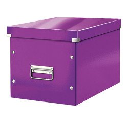 Boîte de rangement carton Leitz Click & Store Wow Cube Format L couleur
