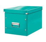 Caja de almacenamiento de cartón Leitz Click & Store Wow Cube Formato L color