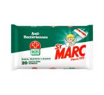 Serpillère St Marc jetable antibactérien - paquet de 20