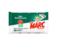 Serpillières nettoyantes et désinfectantes St Marc Anti-bactériennes - Paquet de 20