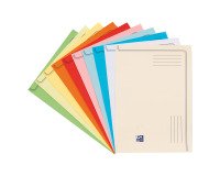 L-sleeves paper A4 120 g assorted colors - pack of 50