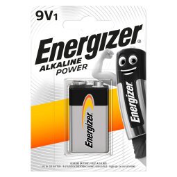 Blister 1 batterij Energizer Power 6LR61
