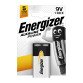 Energizer Power - Pack de 1 piles Alcalines PP3/LR61 - 9 V