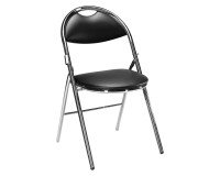 Silla plegable vinilo Ignífugo Súper Confort Pata cromada
