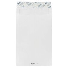 Pochettes plastique 55 gr Tyvek 250 x 353 sans soufflet sans fenêtre - Paquet de 20