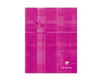 Cahier broché Clairefontaine Metric 17 x 22 cm - grands carreaux - 192 pages