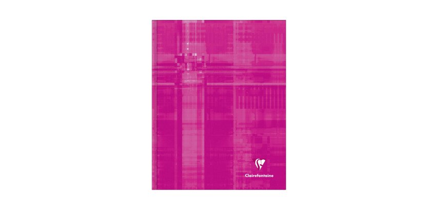 Cahier broché Clairefontaine Metric 17 x 22 cm grands carreaux 192 pages