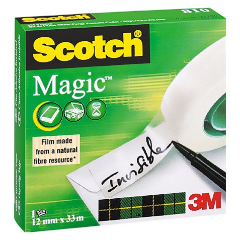 Cinta Adhesiva invisible 12 x 33 Scotch Magic