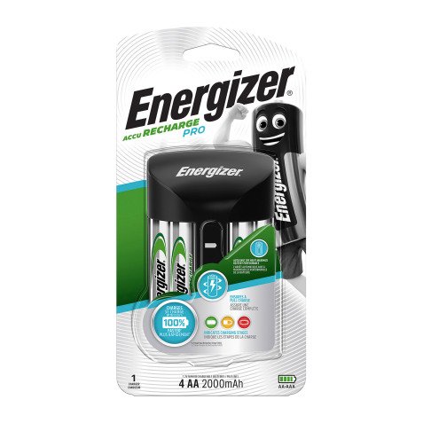 Oplader Energizer Pro + 4 LR06-batterijen