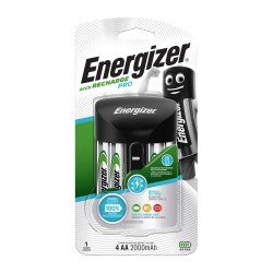 Energizer chargeur de 4 piles accus AA/HR6