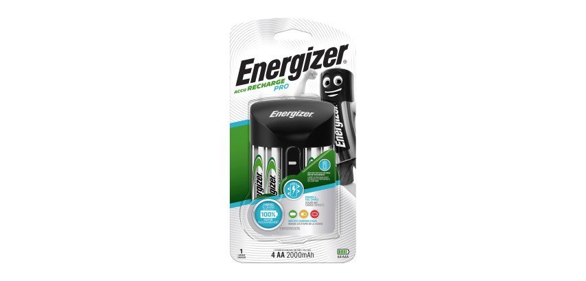 Oplader Energizer Pro + 4 LR06-batterijen