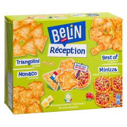 Assortiment de biscuits apéritif Réception Belin - Boîte de 400 g